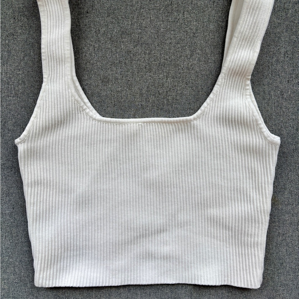 Glassons White Crop Top